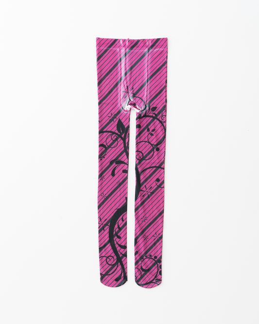 Graphic Tights- Pink