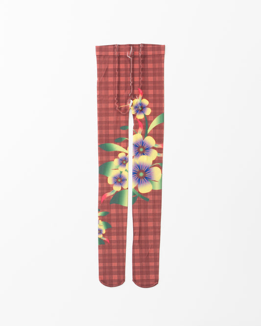 Graphic Tights- Red
